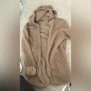 Brown Teddy Cardigan